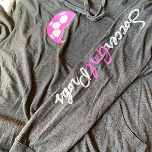 Soccer girl probs hoodie sweatshirt